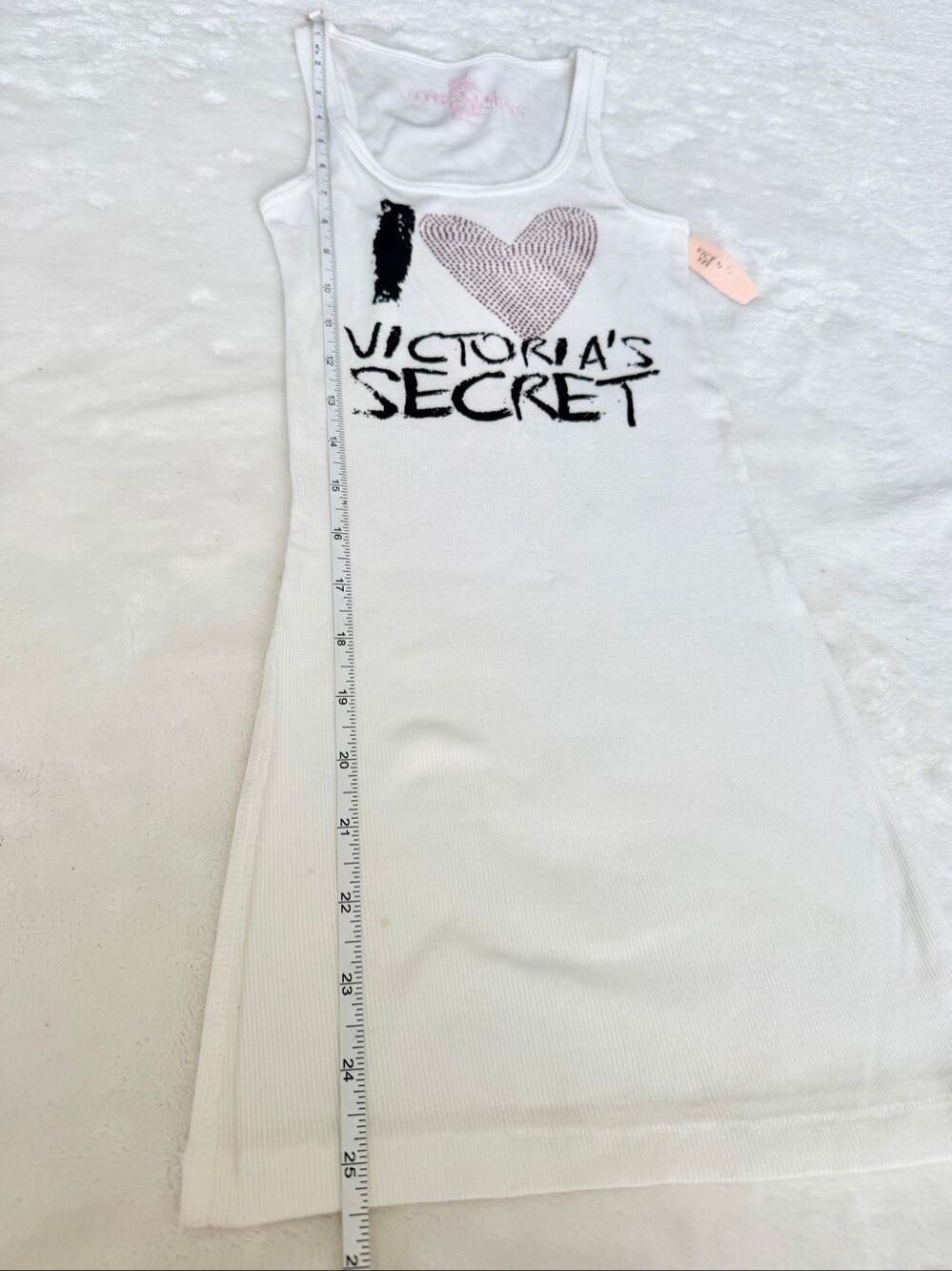 NWT Vintage Y2K Victoria’s Secret Supermodel Essentials Rhinestone Tank XS - Picture 6 of 8